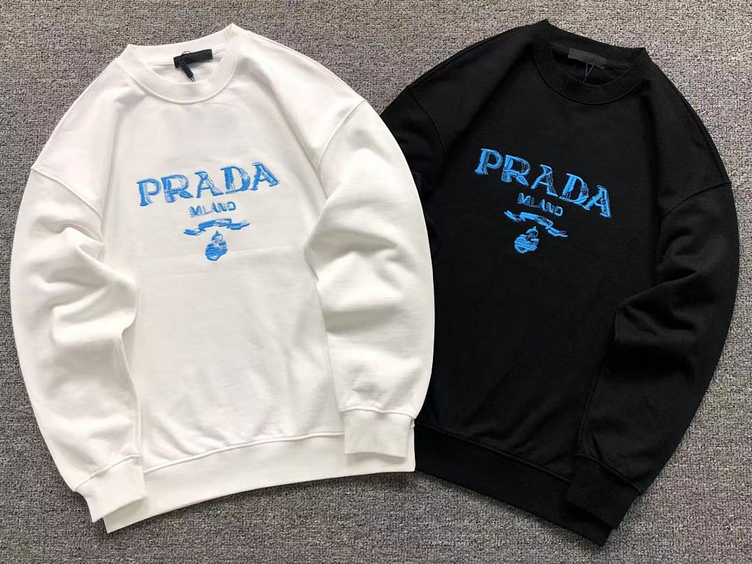 Prada 128 P⭐A⭐A HOODIE 59280881 (Im 170Cm 60Kg I Wear Size S In The Phot) - Image 5