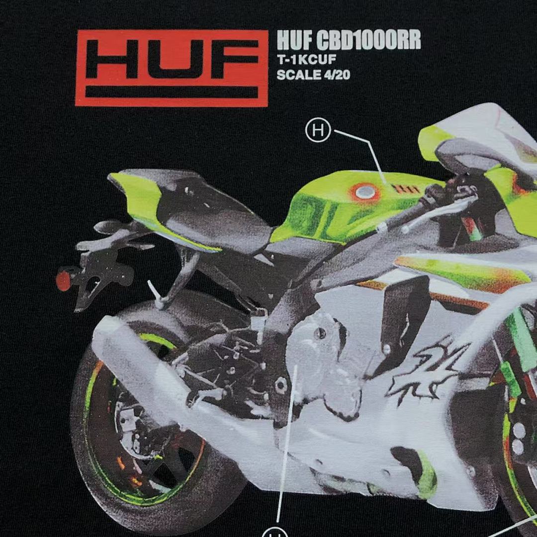 HUF 78 HUF T-SHIRT 4104211802 (Im 170Cm 60Kg I Wear Size L In The Phot) - Image 14