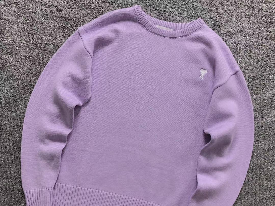 AMI 158 AMI SWEATER 21101110125 (Im 170Cm 60Kg I Wear Size S In The Phot) - Image 16