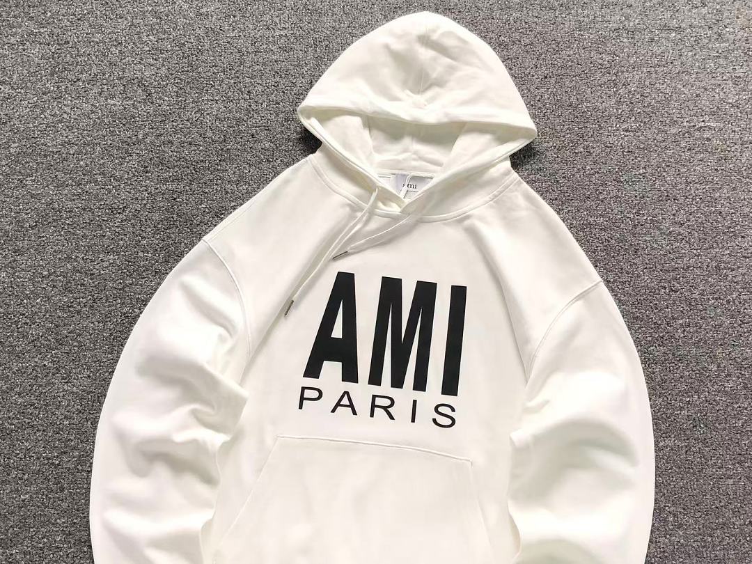 AMI 158 AMI HOODIE 3208163917 (Im 170Cm 60Kg I Wear Size S In The Phot) - Image 8