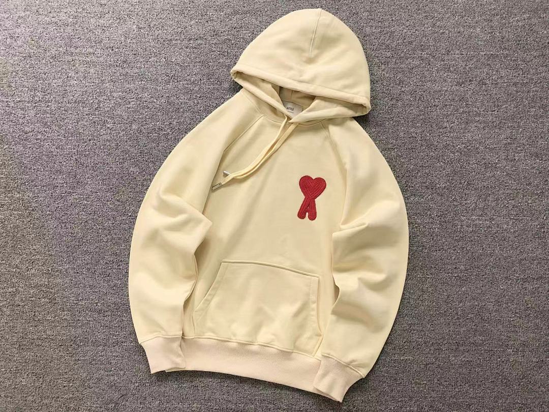 AMI 158 AMI HOODIE 3201123017 (Im 170Cm 60Kg I Wear Size S In The Phot) - Image 9