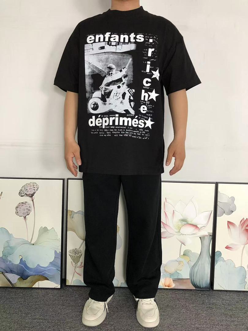 Chanel 88 ENFANTS RICHES DEPRIMES T-SHIRT 5232117162 (Im 170Cm 60Kg I Wear Size M In The Phot) - Image 3