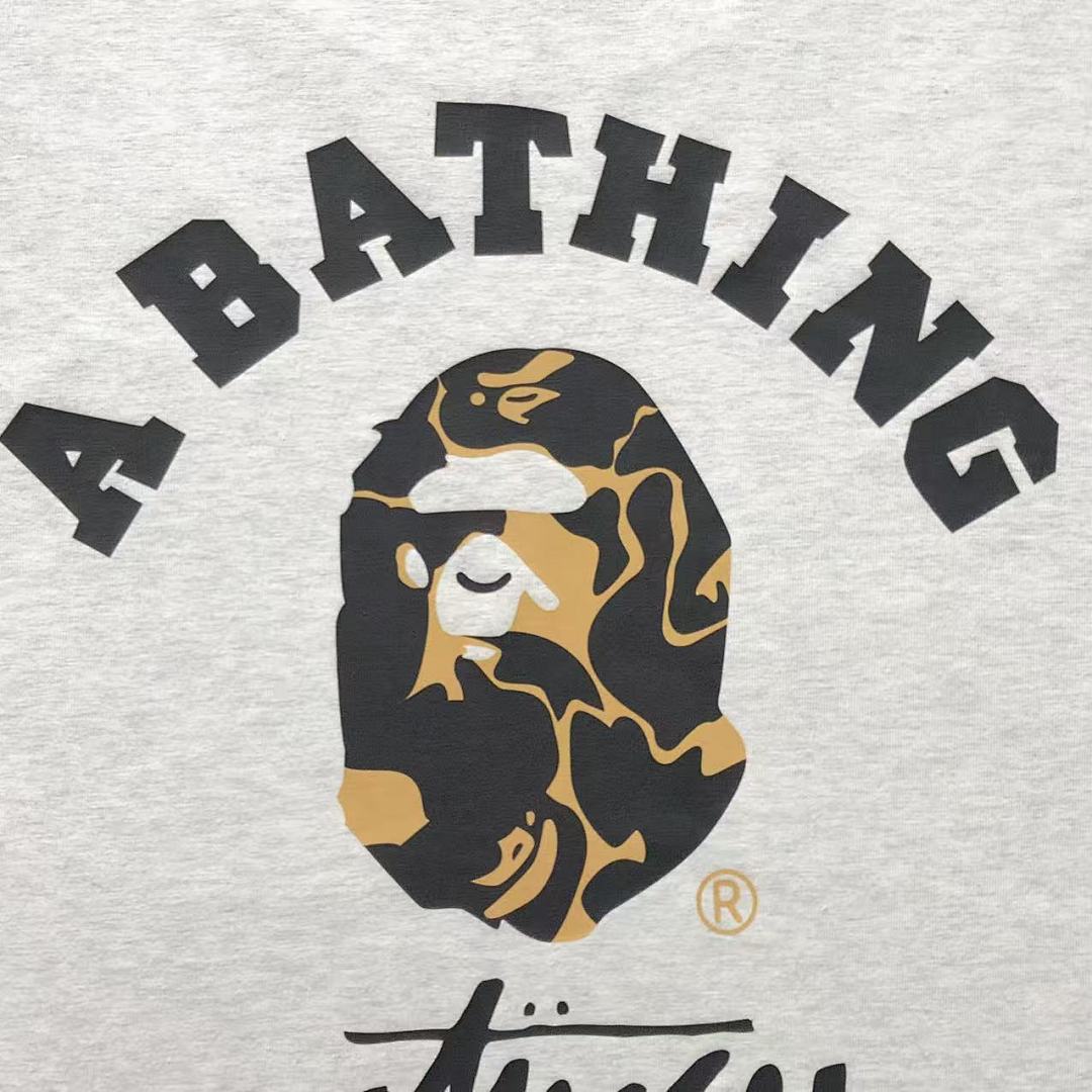 Bape 85 STUSSY BAPE T-SHIRT 3104111731 (Im 170Cm 60Kg I Wear Size M In The Phot) - Image 14