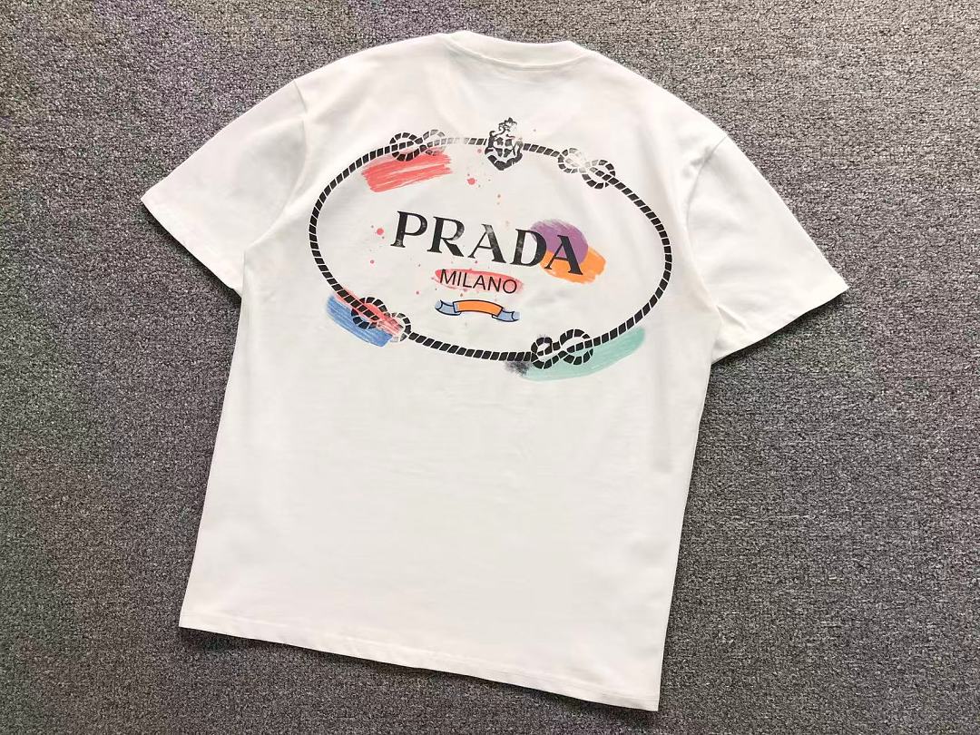 Prada 85 P⭐A⭐A T-SHIRT 125280232 (Im 170Cm 60Kg I Wear Size M In The Phot) - Image 7