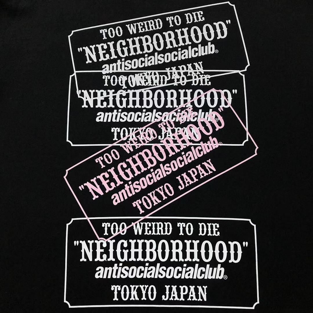Christian Louboutin 85 ANTI SOCIAL CLUB NEIGHBORHOOD T-SHIRT - Image 8