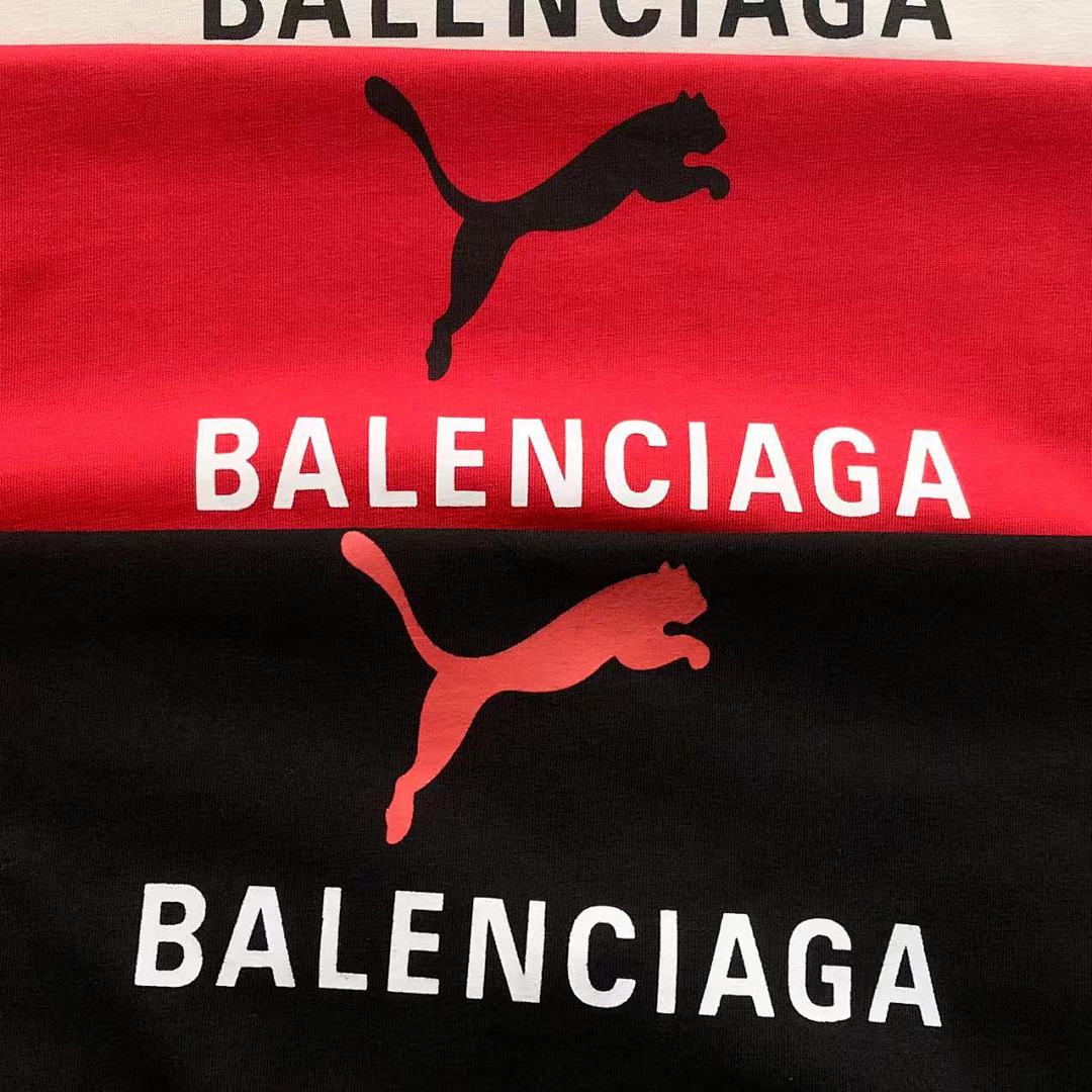 Balenciaga 118 B⭐L⭐⭐⭐IA⭐A PUMA T-SHIRT 3108082421 (Im 170Cm 60Kg I Wear Size S In The Phot) - Image 16