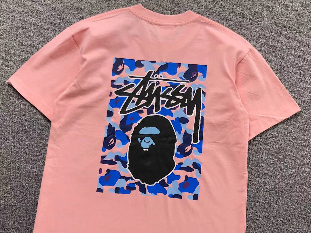 Bape 78 BAPE STUSSY T-SHIRT 1102090442 (Im 170Cm 55Kg I Wear Size S In The Phot) - Image 26