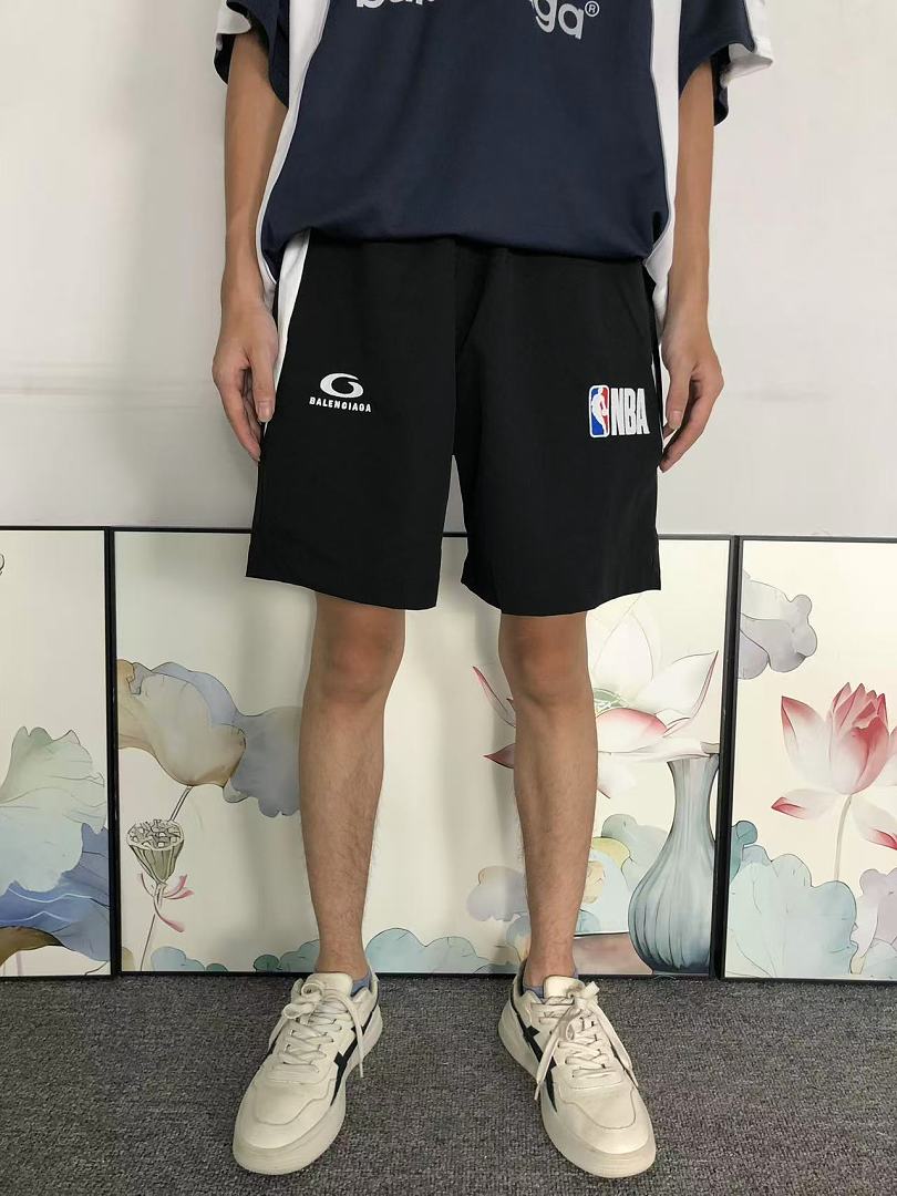 Balenciaga 165 B⭐L⭐⭐⭐IA⭐A NBA BASKETBALL SHORTS 42082106163 (Im 170Cm 60Kg I Wear Size S In The Phot) - Image 3