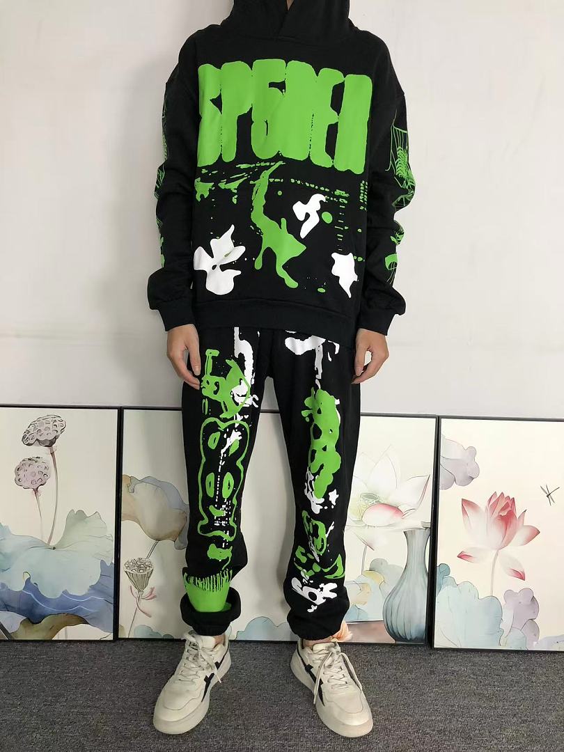 Sp5der TROUSERS SP5DER HOODIE - Image 4