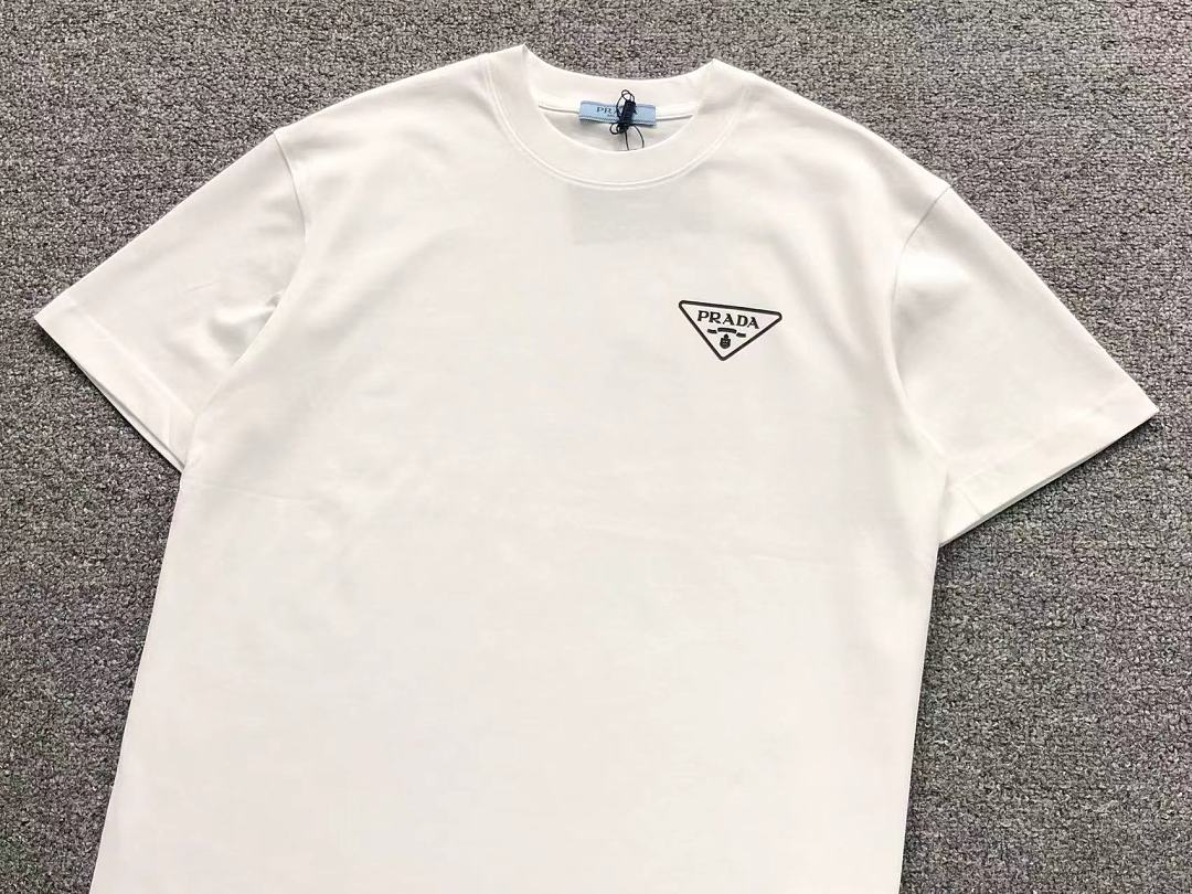 Prada 118 P⭐A⭐A T-SHIRT 3206130221 (Im 170Cm 60Kg I Wear Size L In The Phot) - Image 8