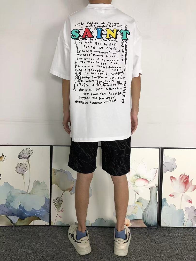 Chanel 113 SAINT MICHAEL T-SHIRT 3206183917 (Im 170Cm 60Kg I Wear Size S In The Phot) - Image 4
