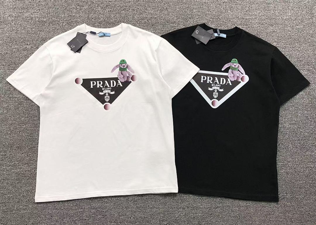 Prada 125 P⭐A⭐A T-SHIRT 411141821 (Im 170Cm 57Kg I Wear Size M In The Phot) - Image 5