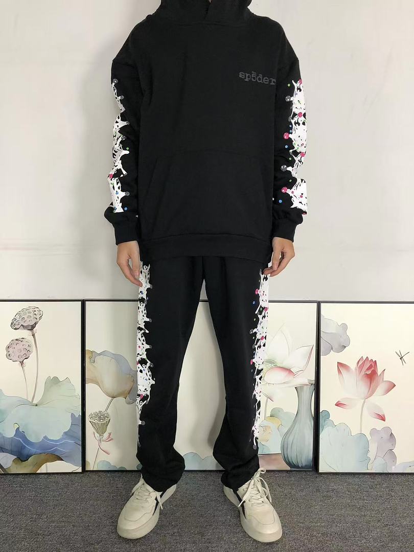Sp5der TROUSERS SP5DER HOODIE - Image 4