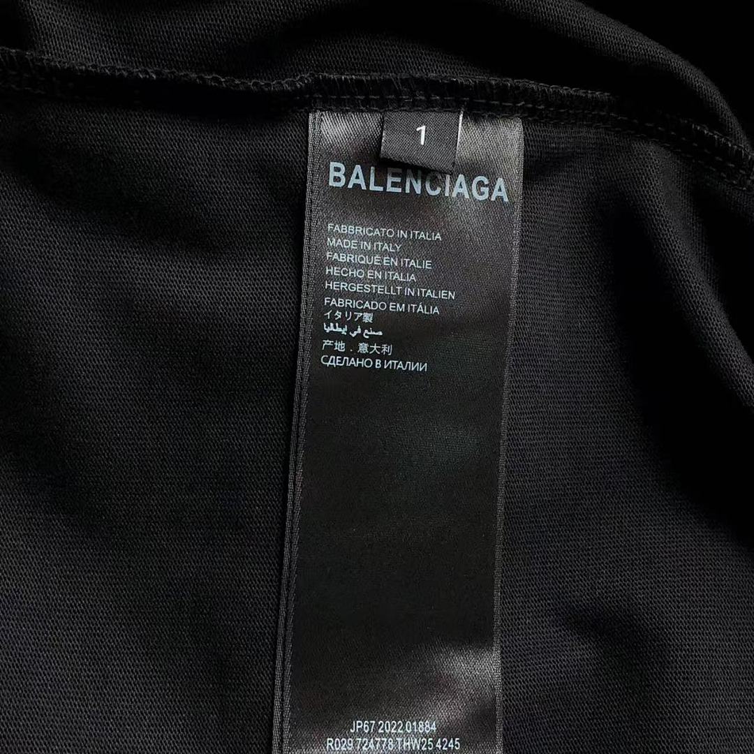 Balenciaga 95 B⭐L⭐⭐⭐IA⭐A T-SHIRT 502171381 (Im 170Cm 57Kg I Wear Size 1 In The Phot) - Image 28
