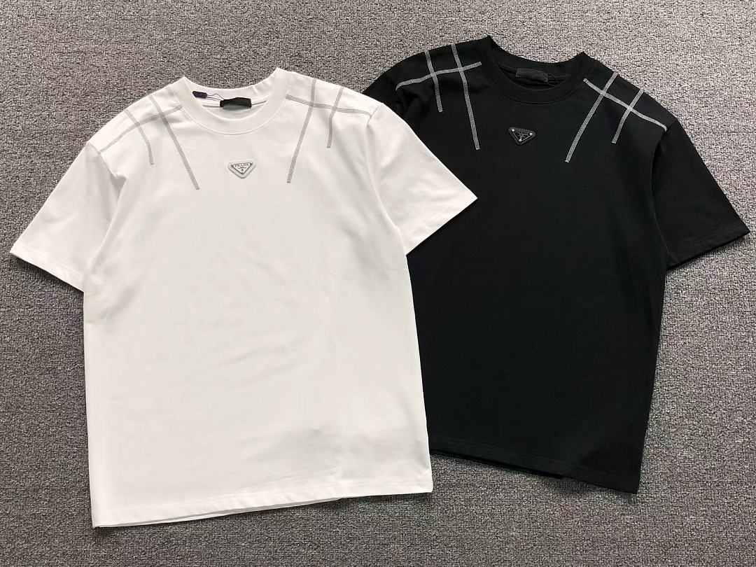 Prada 128 P⭐A⭐A T-SHIRT 5241409147 (Im 170Cm 60Kg I Wear Size S In The Phot) - Image 5