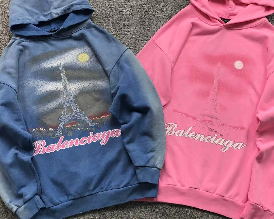 Balenciaga 255 B⭐L⭐⭐⭐IA⭐A HOODIE 5101183136 (Im 170Cm 60Kg I Wear Size M In The Phot) - Image 6