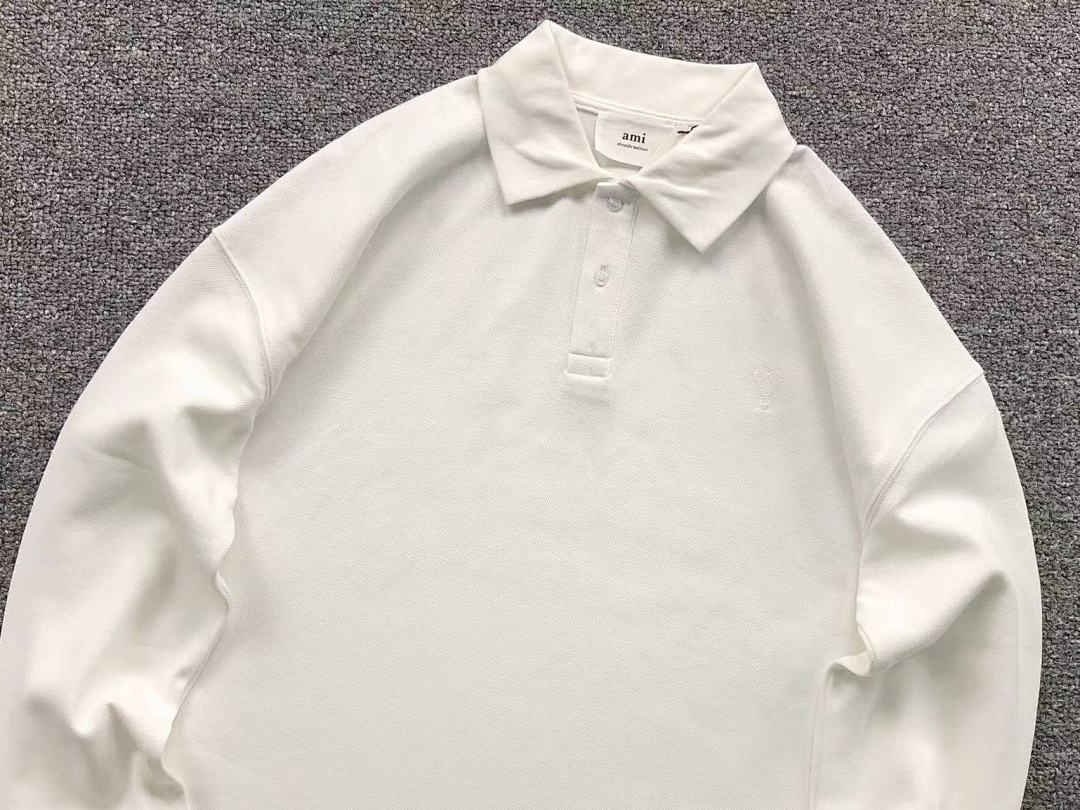 AMI 115 AMI LONG SLEEVED 59060988 (Im 170Cm 60Kg I Wear Size M In The Phot) - Image 9