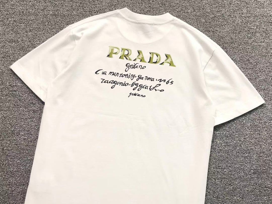 Prada 115 P⭐A⭐A T-SHIRT 5232404147 (Im 170Cm 60Kg I Wear Size M In The Phot) - Image 8