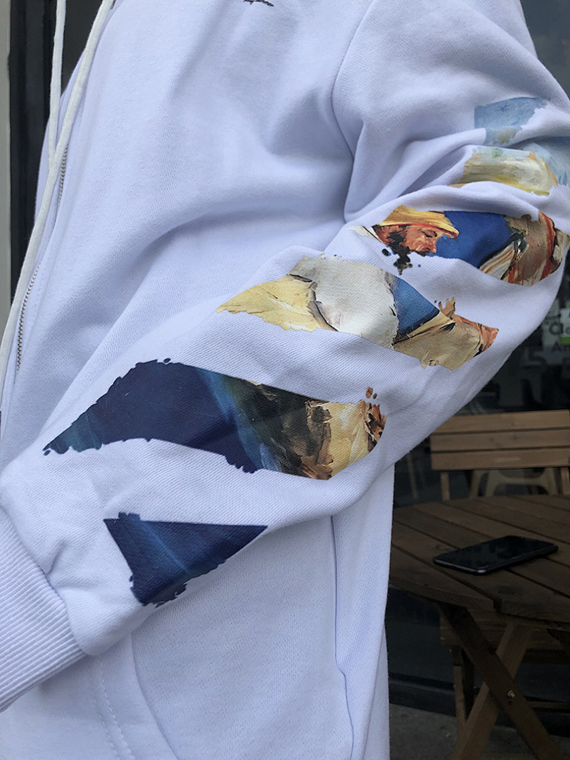 Off-White 135 OFF-WHITE (WHITE HOODIE) - Image 45