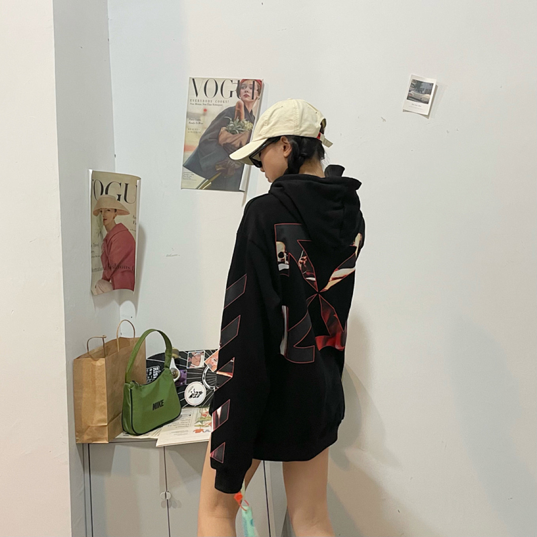 Off-White 129 OFF-WHITE (WHITE HOODIE) - Image 29