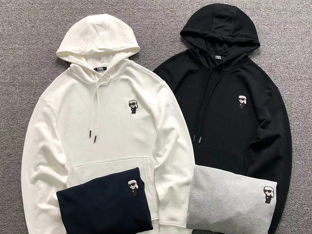 Unbranded 185 KARL LAGERFELD HOODIE 2206180801 (Im 170Cm 60Kg I Wear Size XL In The Phot) - Image 6