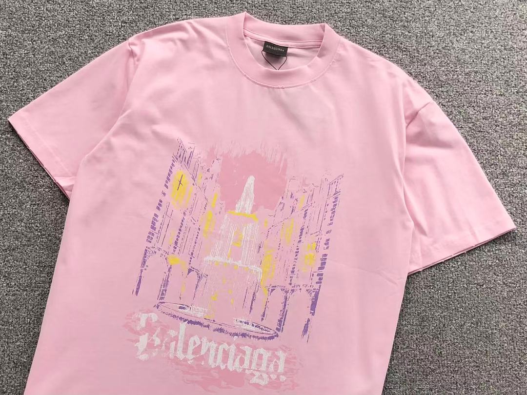 Balenciaga 125 B⭐L⭐⭐⭐IA⭐A T-SHIRT 3205030821 (Im 170Cm 60Kg I Wear Size S In The Phot) - Image 7