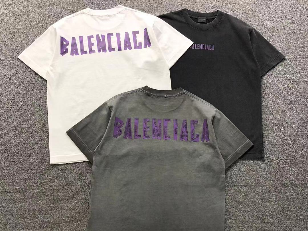 Balenciaga 135 B⭐L⭐⭐⭐IA⭐A T-SHIRT 5260608147 (Im 170Cm 60Kg I Wear Size L In The Phot) - Image 6