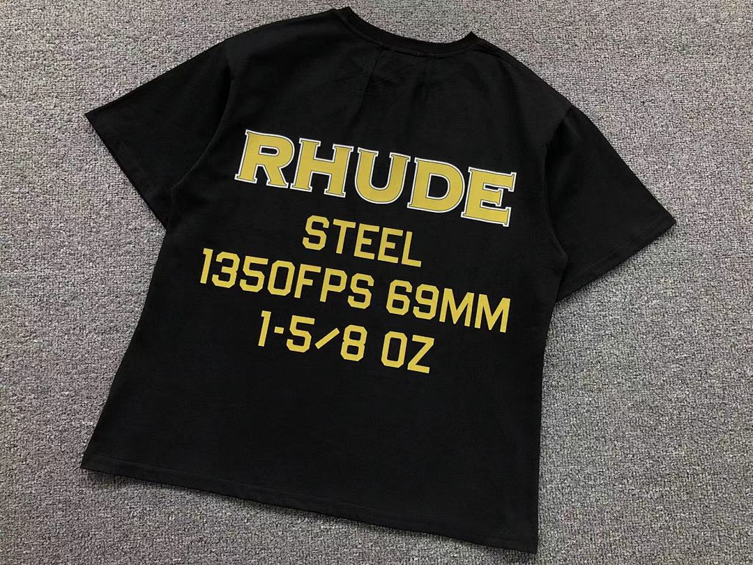Rhude 95 RHUDE T-SHIRT 1103160621 (Im 170Cm 60Kg I Wear Size S In The Phot) - Image 14