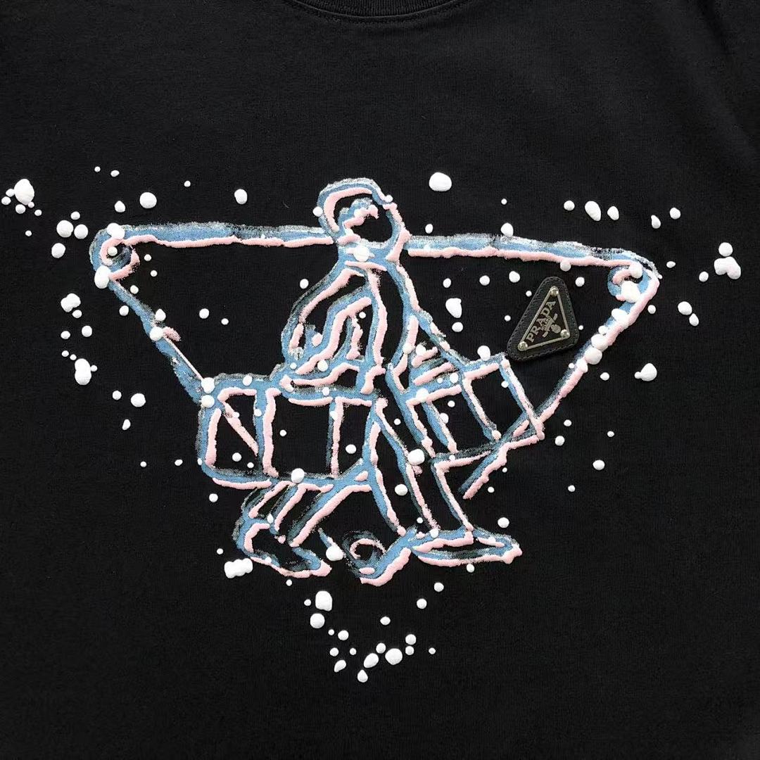 Prada 115 P⭐A⭐A T-SHIRT 1106133860 (Im 170Cm 60Kg I Wear Size S In The Phot) - Image 13