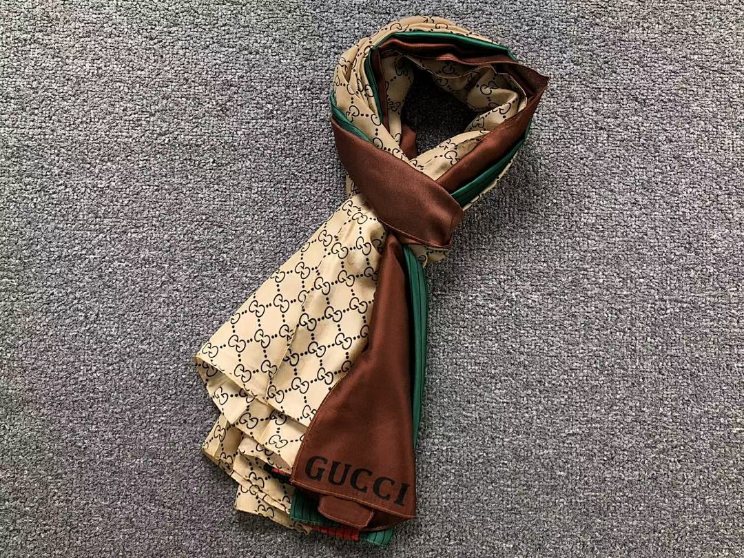 Gucci 85 G⭐C⭐I SCARF 5101101102 (Long 178CM* Wide 90CM*) - Image 5