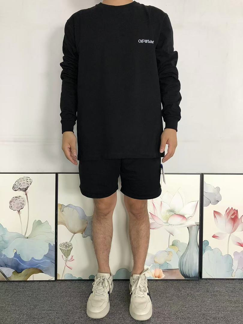 Off-White 129 OFF-WHITE LONG SLEEVED 3207302321 (Im 170Cm 60Kg I Wear Size M In The Phot) - Image 3