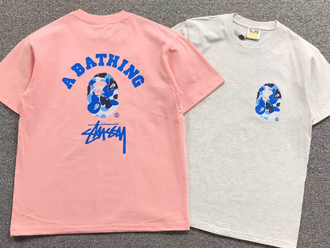 Bape 78 BAPE STUSSY T-SHIRT 1102101042 (Im 170Cm 57Kg I Wear Size S In The Phot) - Image 6