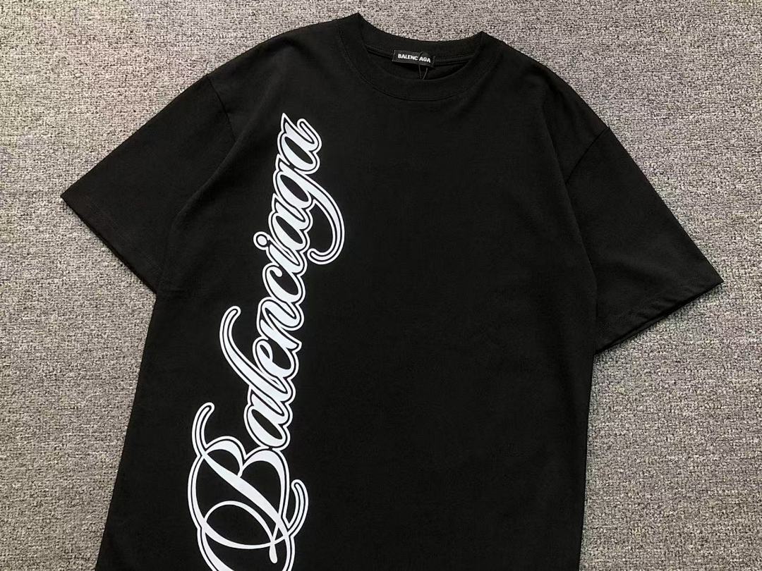 Balenciaga 98 B⭐L⭐⭐⭐IA⭐A T-SHIRT 22031022001 (Im 170Cm 60Kg I Wear Size M In The Phot) - Image 11