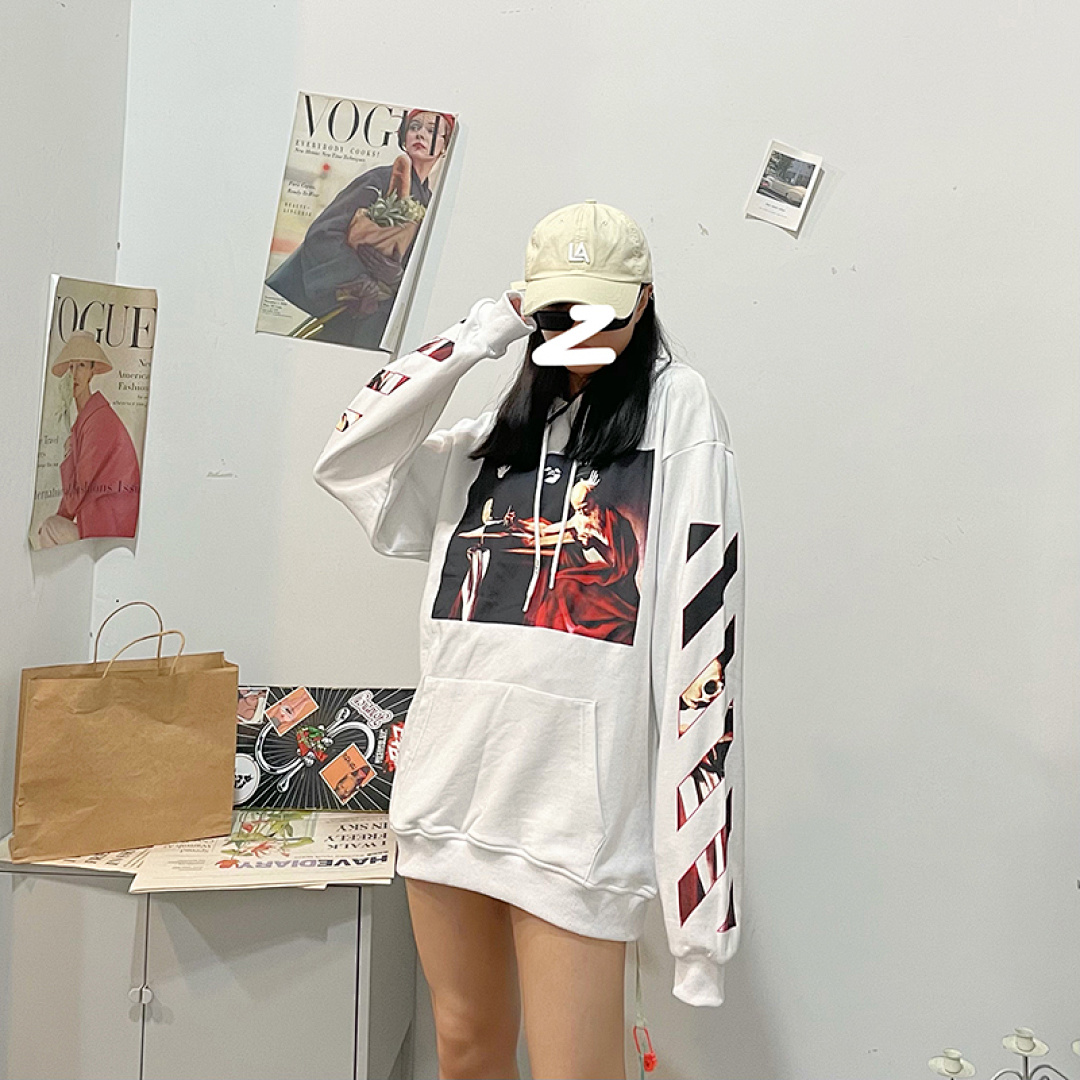 Off-White 129 OFF-WHITE (WHITE HOODIE) - Image 39