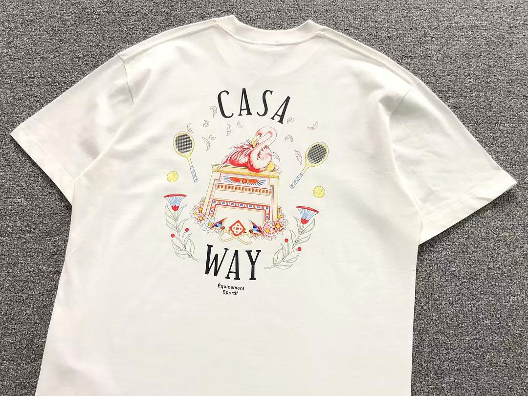 Casablanca 105 CASABLANCA T-SHIRT 52071808127 (Im 170Cm 60Kg I Wear Size L In The Phot) - Image 8