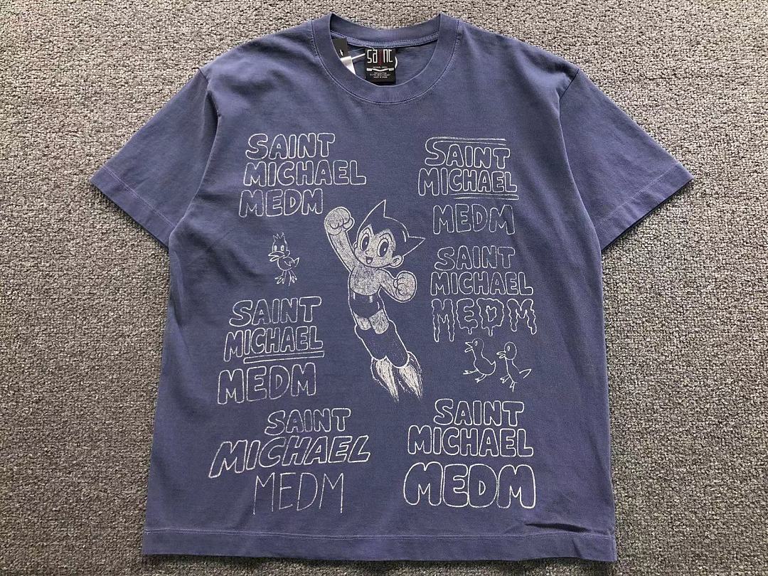 Chanel 98 SAINT MICHAEL T-SHIRT 42081406155 (Im 170Cm 60Kg I Wear Size S In The Phot) - Image 7