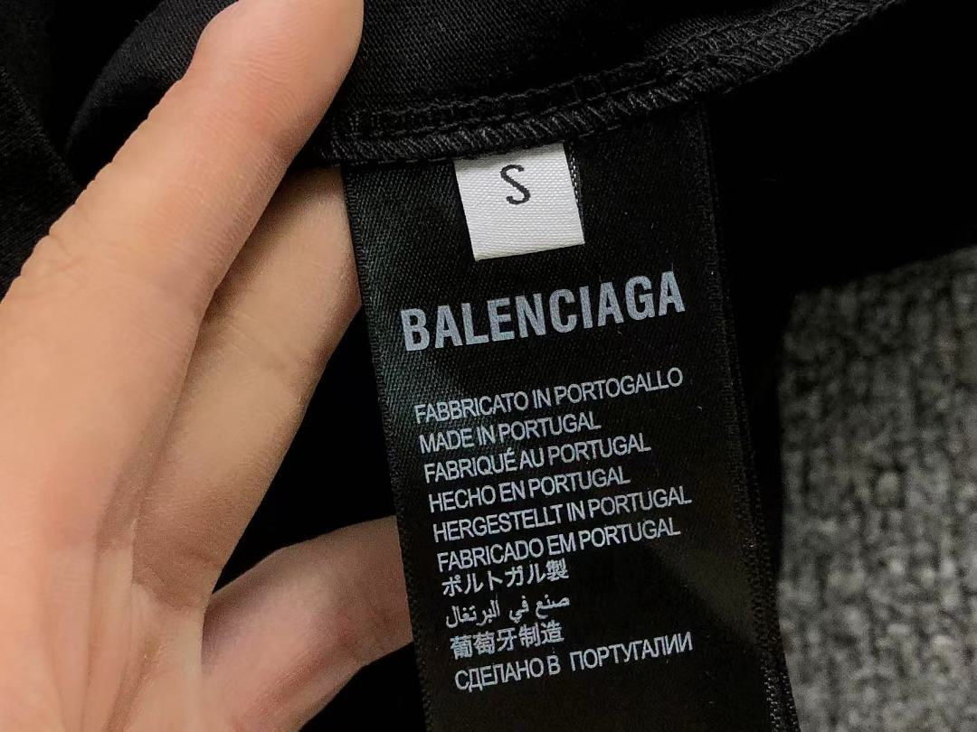 Balenciaga 129 B⭐L⭐⭐⭐IA⭐A T-SHIRT 3206173121 (Im 170Cm 60Kg I Wear Size S In The Phot) - Image 19