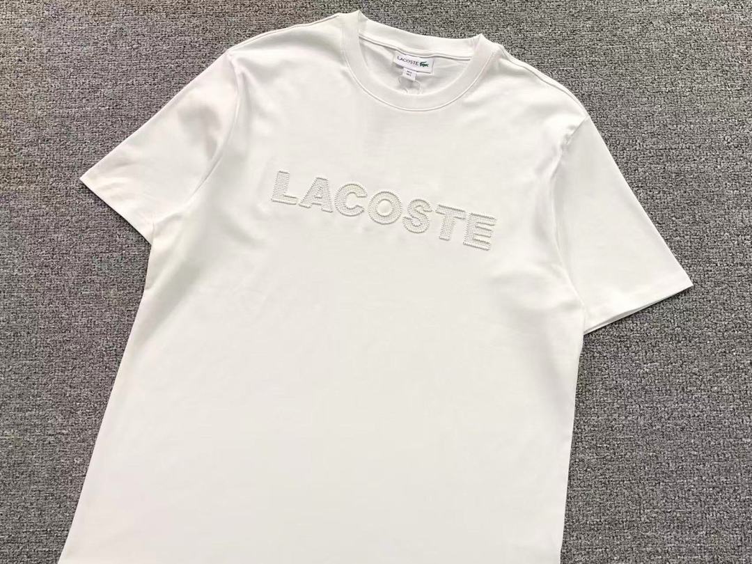 Unbranded 85 LACOSTE T-SHIRT 2112152501 (Im 170Cm 60Kg I Wear Size L In The Phot) - Image 13