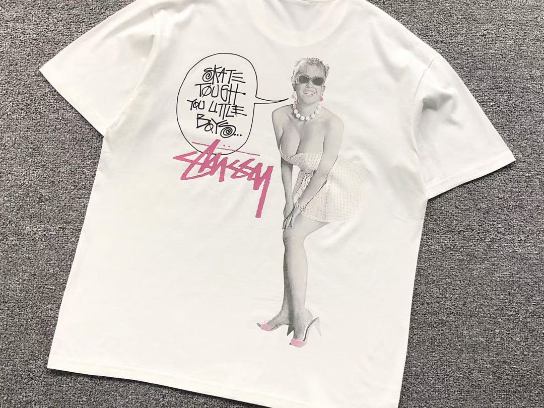 Stussy 78 STUSSY T-SHIRT 571221123 (Im 170Cm 60Kg I Wear Size L In The Phot) - Image 14