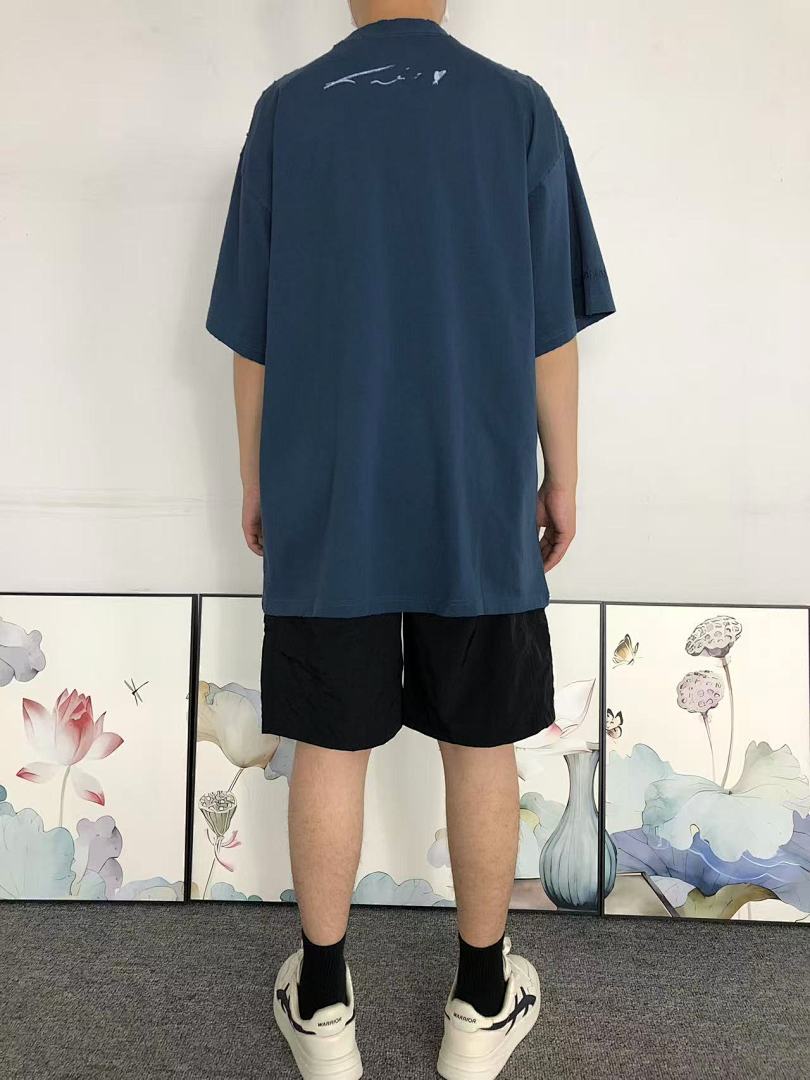 Balenciaga 178 B⭐L⭐⭐⭐IA⭐A T-SHIRT 2152603001 (Im 170Cm 60Kg I Wear Size 2 In The Phot) - Image 4