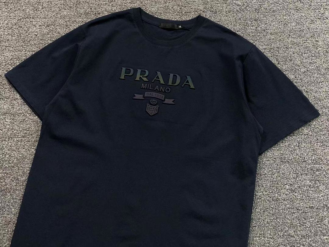 Prada 125 P⭐A⭐A T-SHIRT 22042016171 (Im 170Cm 60Kg I Wear Size XL In The Phot) - Image 14