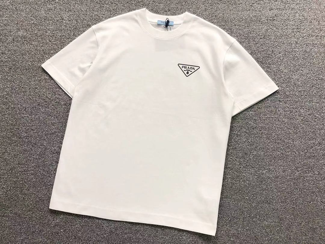Prada 118 P⭐A⭐A T-SHIRT 3206130221 (Im 170Cm 60Kg I Wear Size L In The Phot) - Image 7