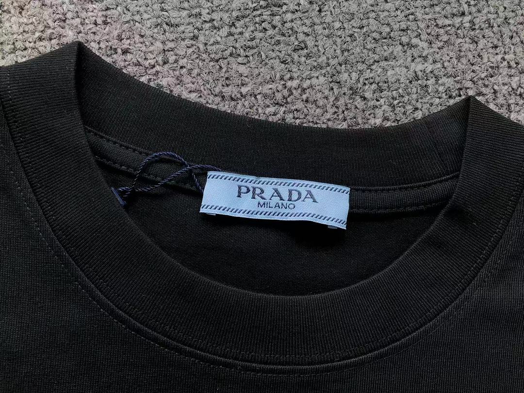 Prada 115 P⭐A⭐A T-SHIRT 3205030521 (Im 170Cm 60Kg I Wear Size L In The Phot) - Image 15