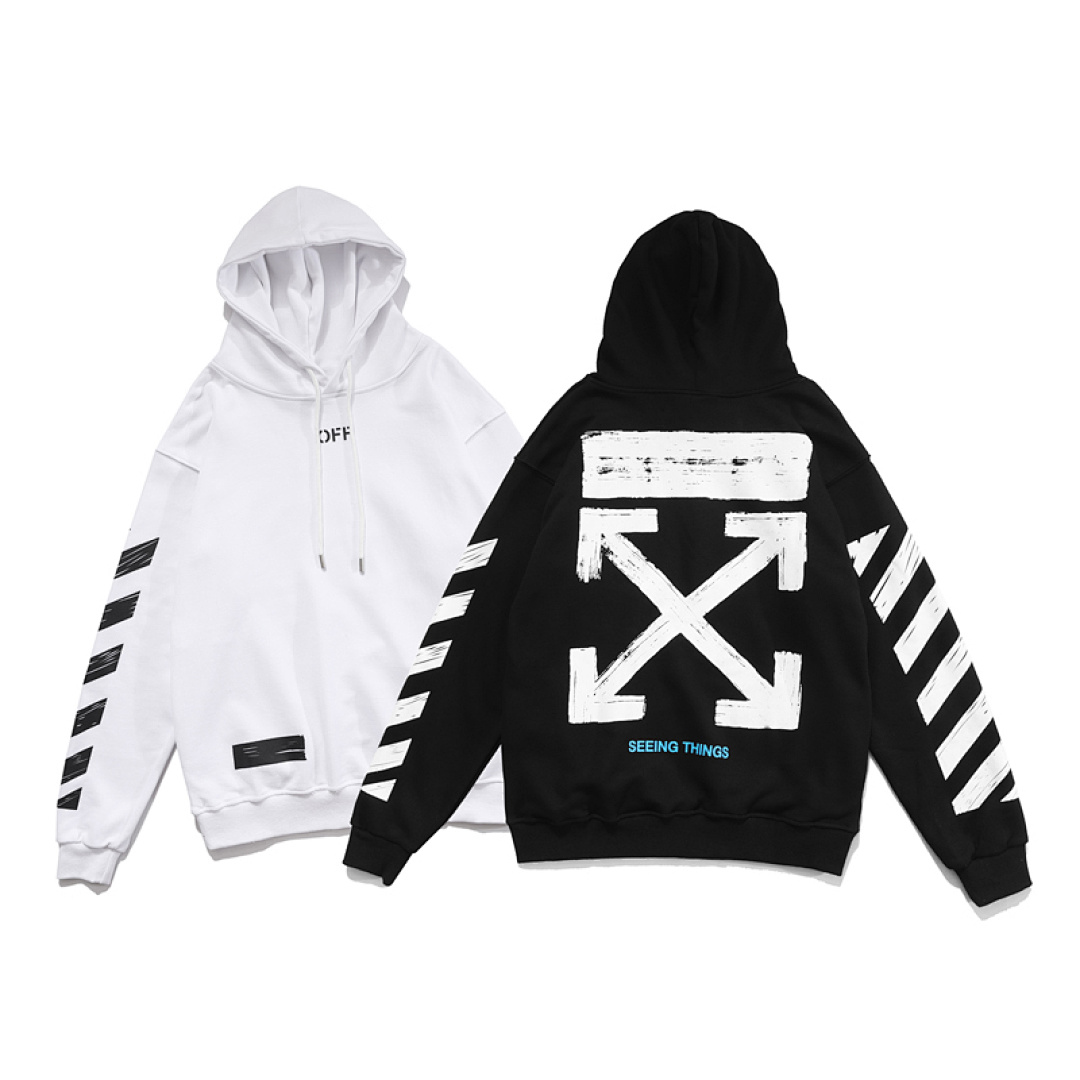 Off-White 98 OFF-WHITE (WHITE HOODIE)