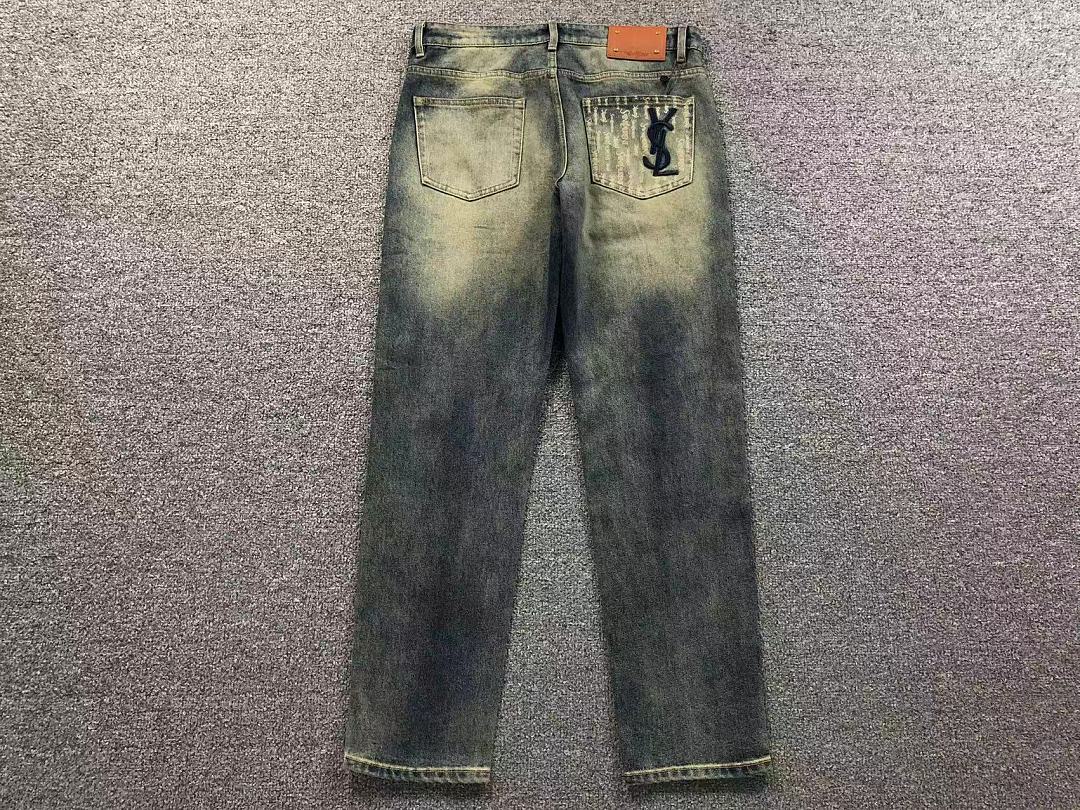 Saint Laurent 175 SA⭐⭐T ⭐⭐U⭐⭐NT TROUSRES 2207081601 S6923 (Im 170Cm 60Kg I Wear Size 33 In The Phot) - Image 5