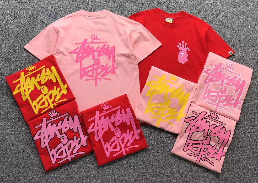 Bape 78 BAPE STUSSY T-SHIRT - Image 4