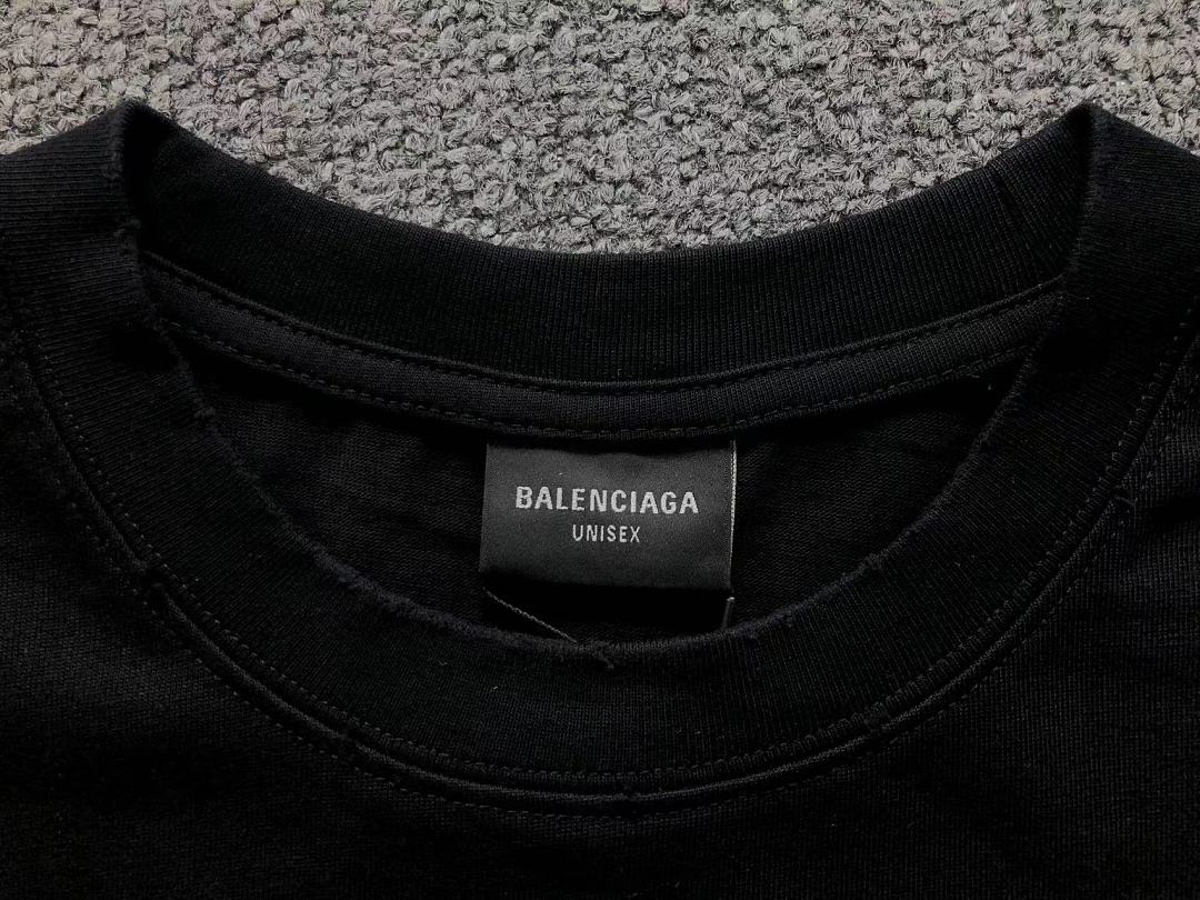 Balenciaga 158 B⭐L⭐⭐⭐IA⭐A T-SHIRT 22051221001 (Im 170Cm 60Kg I Wear Size S In The Phot) - Image 17