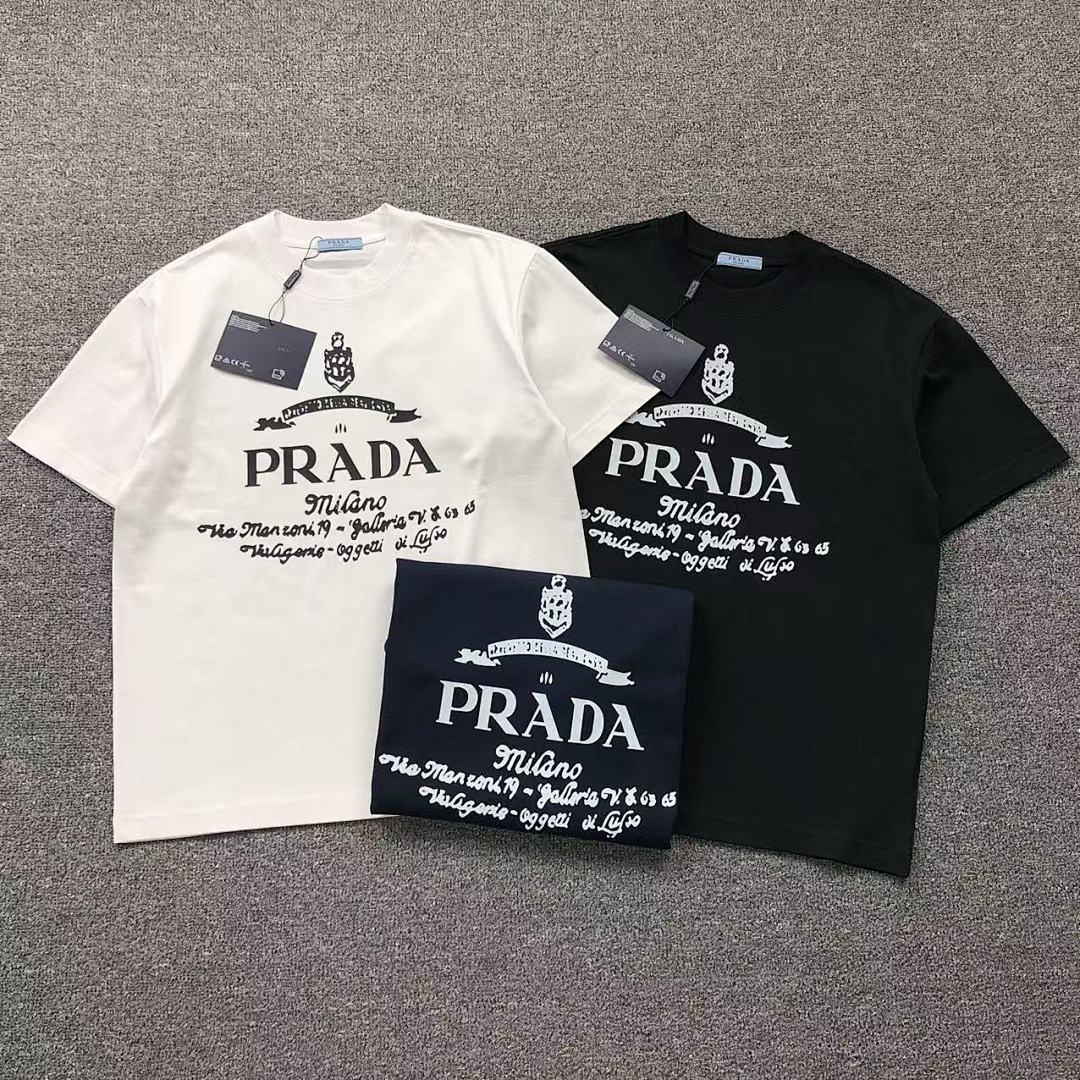 Prada 108 P⭐A⭐A T-SHIRT 411132421 (Im 170Cm 57Kg I Wear Size M In The Phot)
