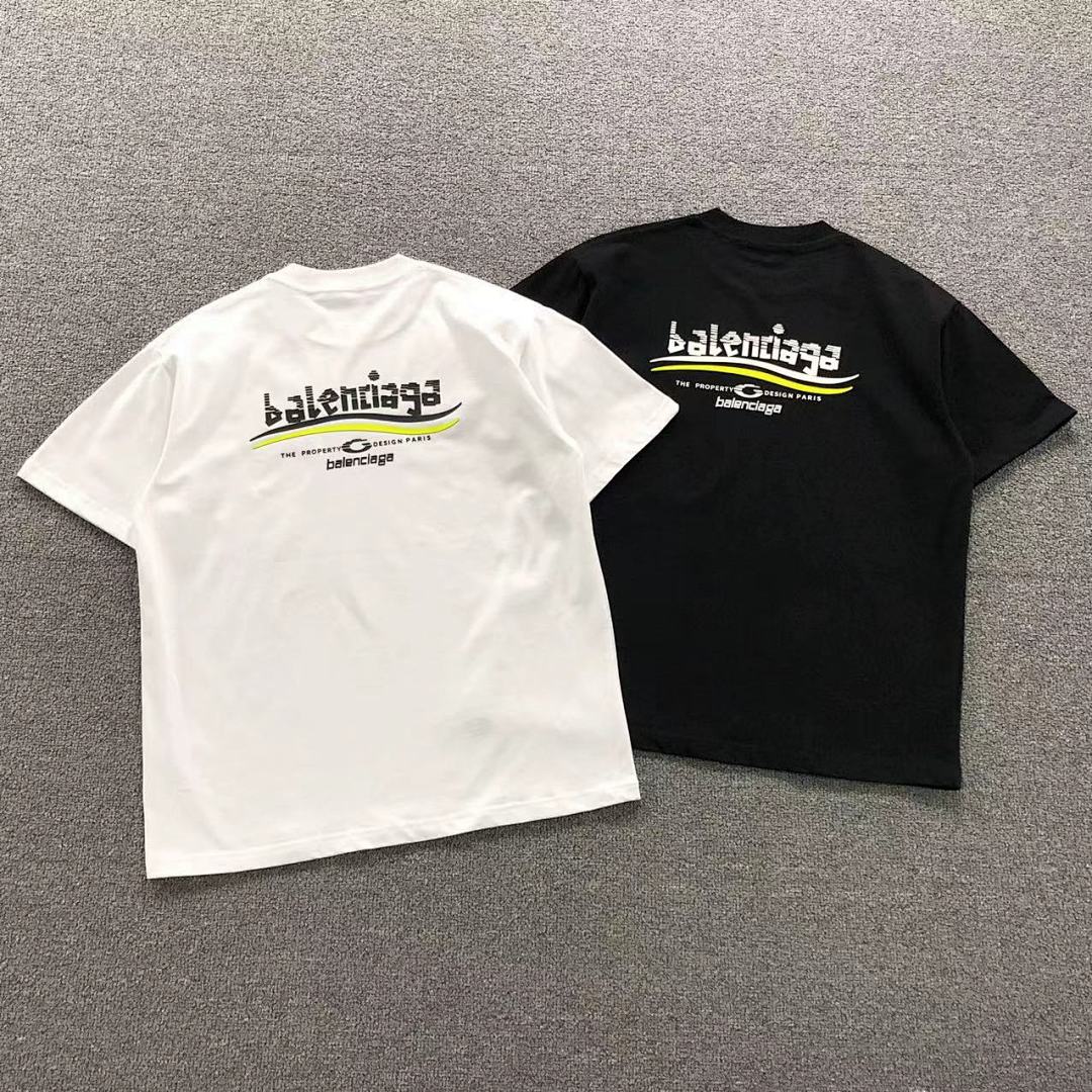 Balenciaga 118 B⭐L⭐⭐⭐IA⭐A T-SHIRT 4112002133 (Im 170Cm 60Kg I Wear Size XL In The Phot)