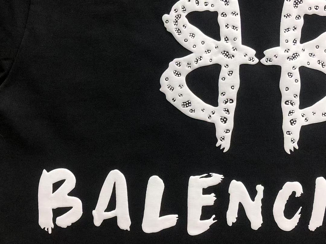 Balenciaga 115 B⭐L⭐⭐⭐IA⭐A T-SHIRT 3103235120 (Im 170Cm 60Kg I Wear Size S In The Phot) - Image 12